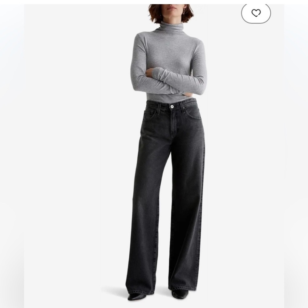 AG Adria Wide Leg Jeans in Overnight 32
